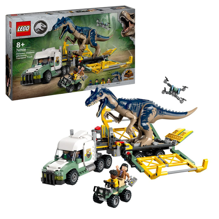 LEGO JURASSIC WORLD 76966 Мисии на динозаври: Транспортен камион на Алозавър