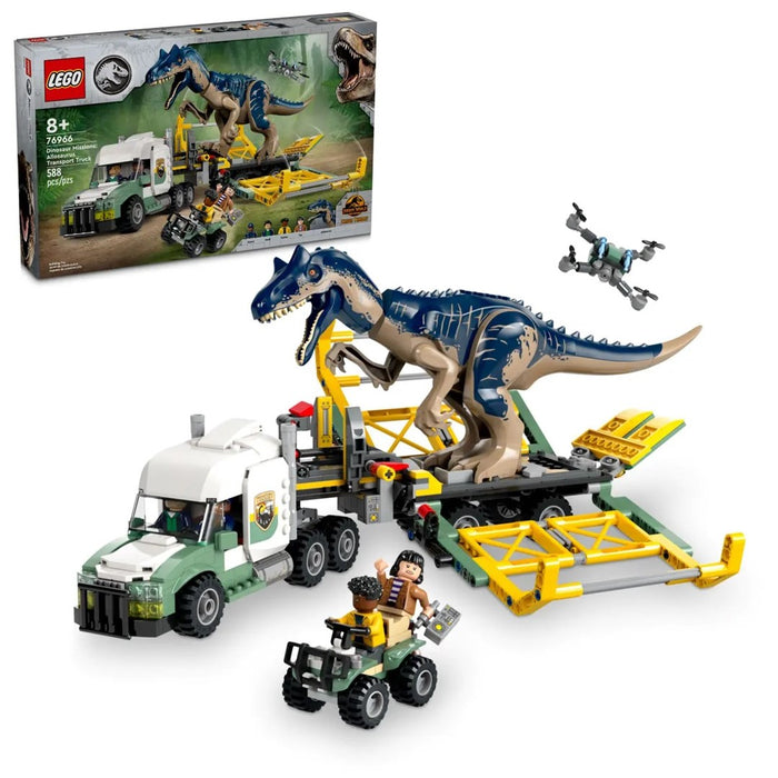 LEGO JURASSIC WORLD 76966 Мисии на динозаври: Транспортен камион на Алозавър