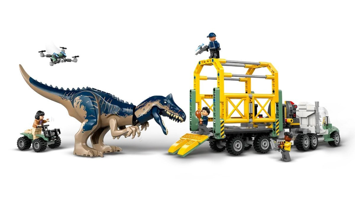 LEGO JURASSIC WORLD 76966 Мисии на динозаври: Транспортен камион на Алозавър