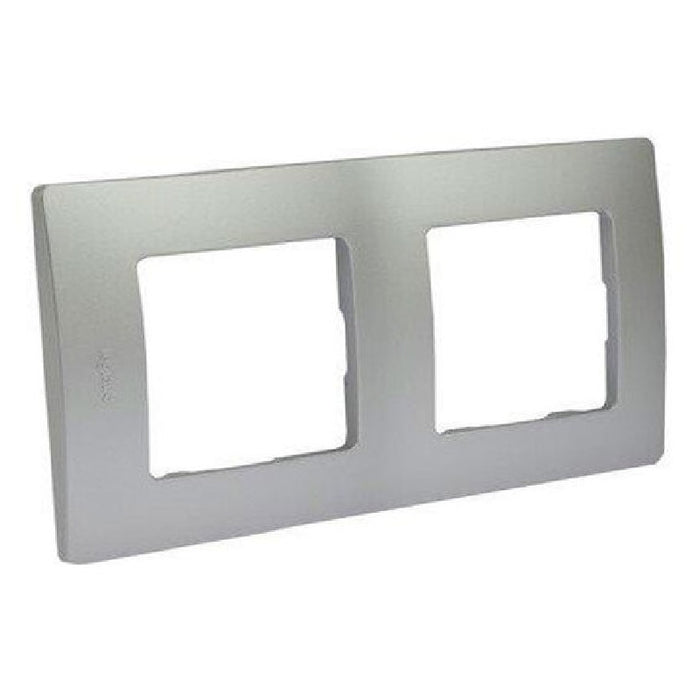 РАМКА ДВОЙНА NILOE LEGRAND - АЛУМИНИЕВА