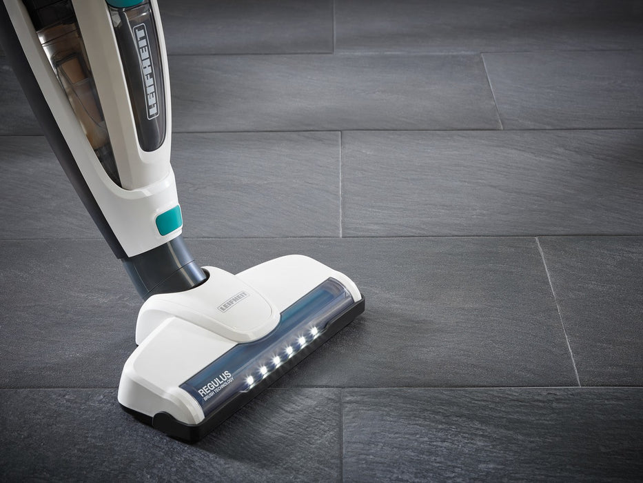 Leifheit PowerVac 2в1 2-в-1 стик вакуум Батерия Dry Cyclonic Bagless Черно, синьо, бяло