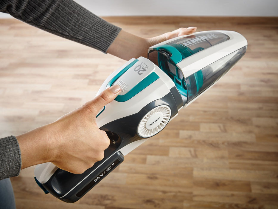 Leifheit PowerVac 2в1 2-в-1 стик вакуум Батерия Dry Cyclonic Bagless Черно, синьо, бяло