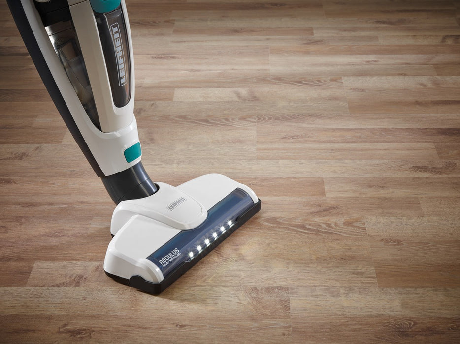 Leifheit PowerVac 2в1 2-в-1 стик вакуум Батерия Dry Cyclonic Bagless Черно, синьо, бяло
