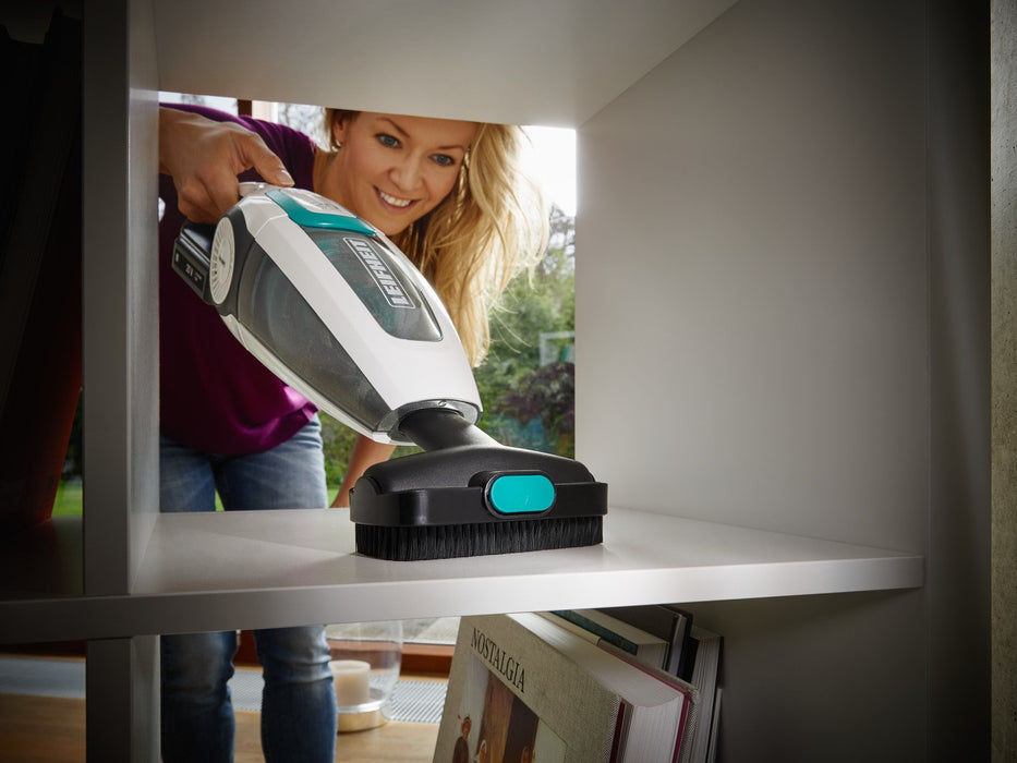 Leifheit PowerVac 2в1 2-в-1 стик вакуум Батерия Dry Cyclonic Bagless Черно, синьо, бяло