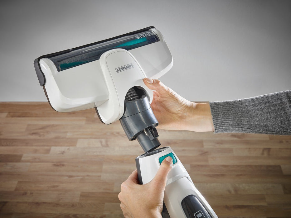 Leifheit PowerVac 2в1 2-в-1 стик вакуум Батерия Dry Cyclonic Bagless Черно, синьо, бяло