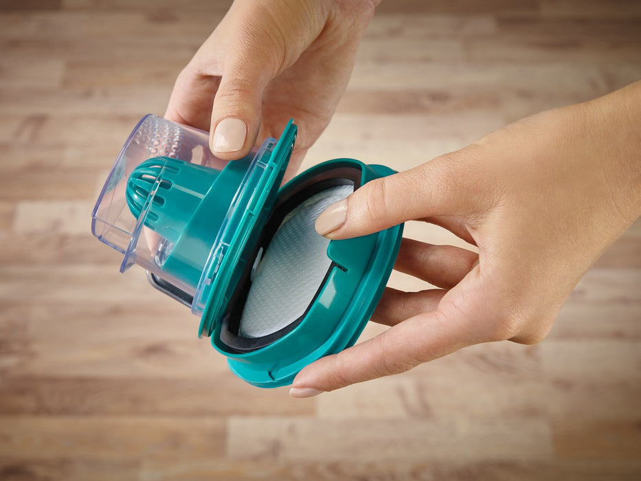 Leifheit PowerVac 2в1 2-в-1 стик вакуум Батерия Dry Cyclonic Bagless Черно, синьо, бяло