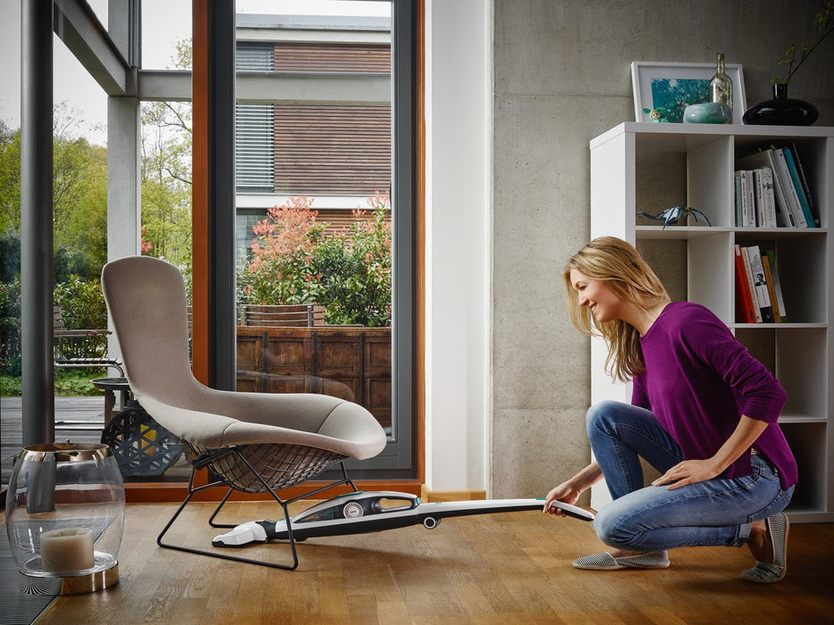 Leifheit PowerVac 2в1 2-в-1 стик вакуум Батерия Dry Cyclonic Bagless Черно, синьо, бяло
