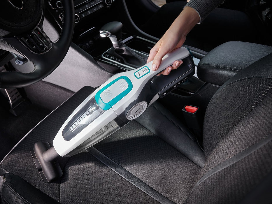 Leifheit PowerVac 2в1 2-в-1 стик вакуум Батерия Dry Cyclonic Bagless Черно, синьо, бяло