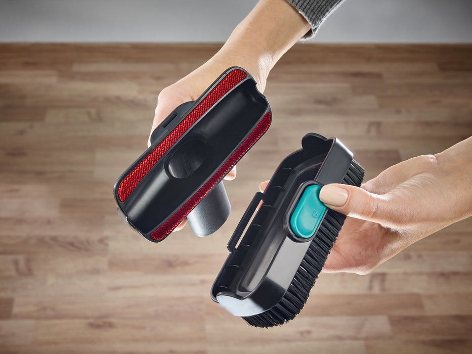 Leifheit PowerVac 2в1 2-в-1 стик вакуум Батерия Dry Cyclonic Bagless Черно, синьо, бяло