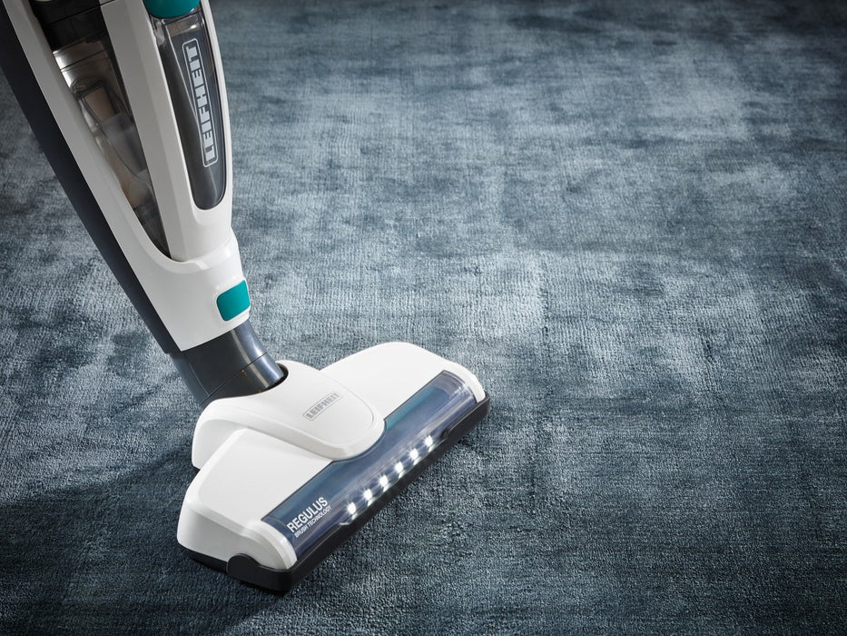 Leifheit PowerVac 2в1 2-в-1 стик вакуум Батерия Dry Cyclonic Bagless Черно, синьо, бяло