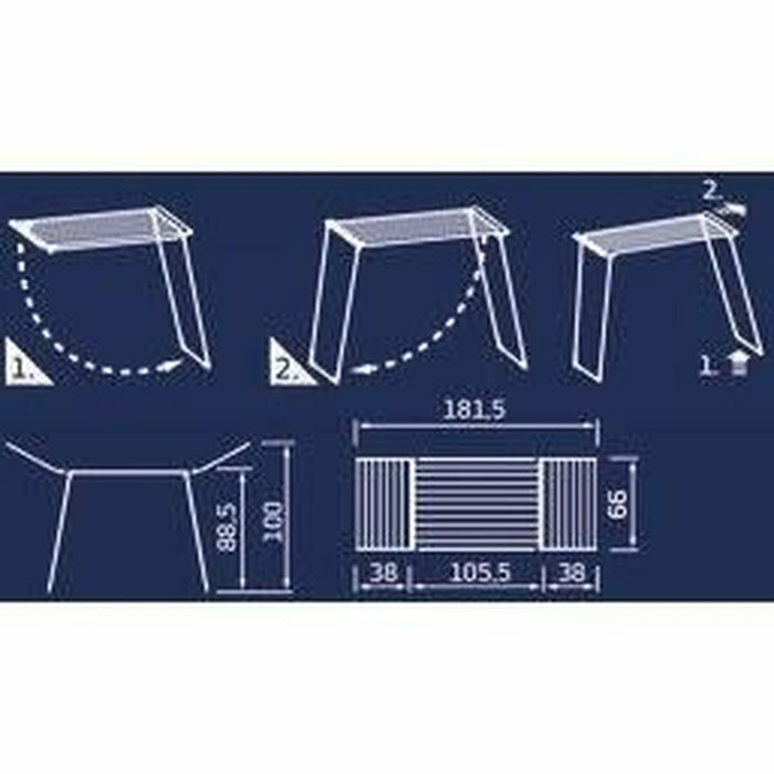 Простор Leifheit CLASSIC Solid 180 Бял Найлон Стомана полипропилен 18 m