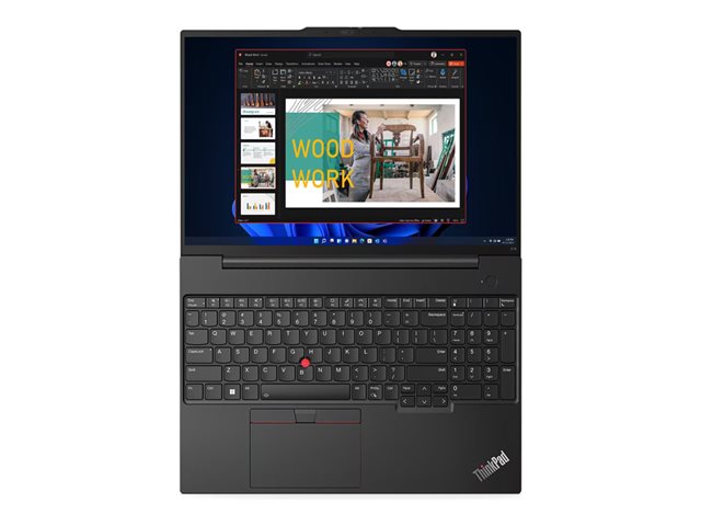 LENOVO ThinkPad E16 G1 AMD Ryzen 5 7530U 16 инча WUXGA AG 8GB DDR4 16GB DDR4 1TB SSD M.2 UMA 2X2AX + BT FPR NOOS 3Y OS