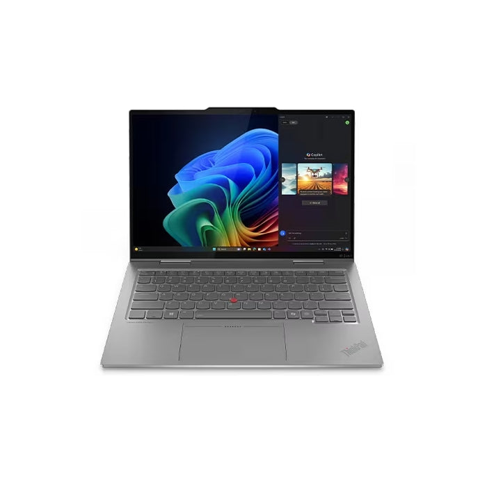 Lenovo ThinkPad X1 2-в-1 G10 Aura, Intel Core Ultra 7 255U(12C, до 5.2GHz,12MB), 32GB LPDDR5x-8400, 1TB SSD, 14" 2.8K (2880x1800) OLED AR/AS Touch, Intel Graphics, UHD 8MP&IR, Pen, Backlit, WLAN, WWAN, Quectel RM520N-GL 5G, FPR, 3cell, Win11Pro,,3Y Pr