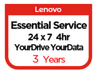 LENOVO ISG ePac Essential Service - 3Yr 24x7 4Hr Response + YourDrive YourData