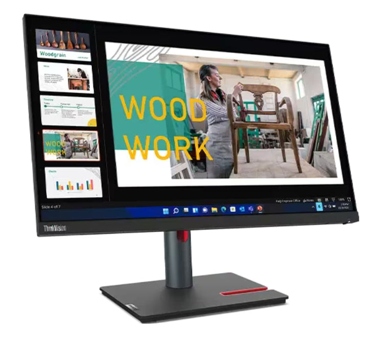 Lenovo ThinkVision P24q-30 23.8", IPS, AG, WLED, 4 ms, 300 cd/m2, 1000:1, 2560x1440, 60Hz, Tilt, Swivel, Pivot, Height Adjust Stand, HDMI, DP, 5 x USB