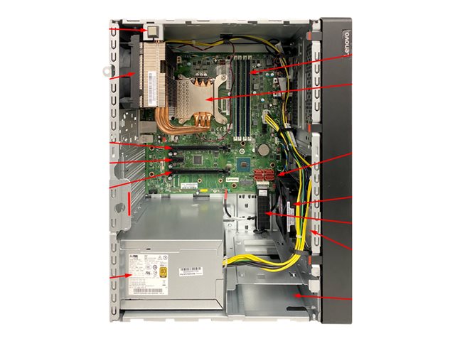 LENOVO ThinkSystem ST50 V2 Xeon E-2324G 4C 3.1GHz 65W 1x8GB 3200MHz UDIMM 2x1TB SATA HDD SW RAID 500W 3YR