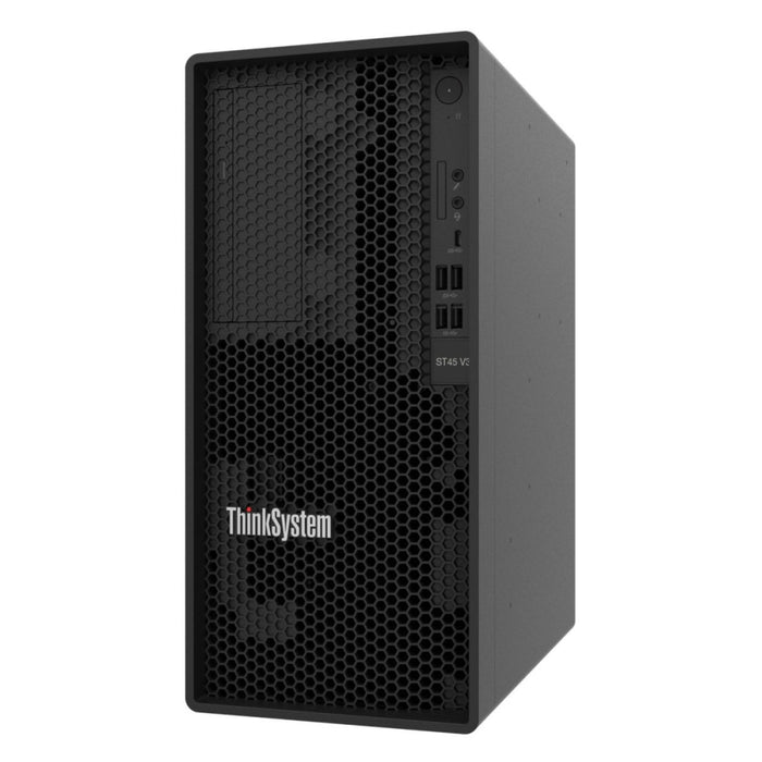 Lenovo ThinkSystem ST45 V3, (4C) AMD EPYC 4124P, 2x960GB Micron 5400 Pro SSD, 1x16GB, IOB SATA / AHC, 500W