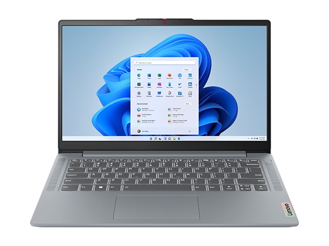 LENOVO IdeaPad Slim 3 AMD Ryzen 7 7730U 14 инча FHD 300N 16GB DDR4 512GB PCIe DOS Arctic Grey 2y