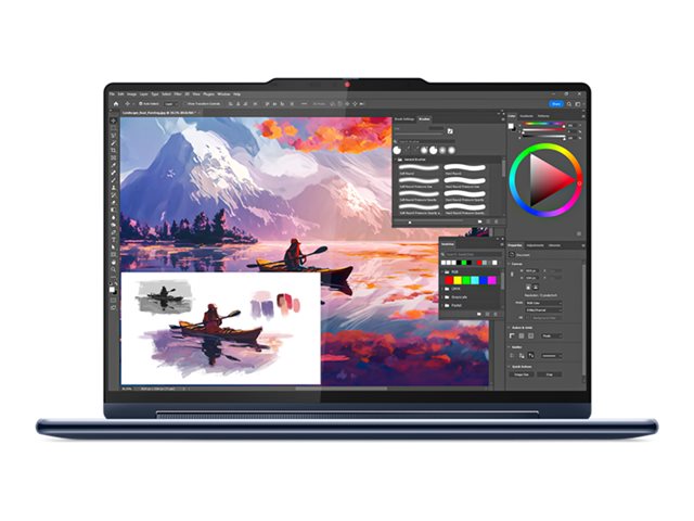 LENOVO YOGA 9 2в1 Intel Core Ultra 7 155H 14 инча 2.8K OLED 400N 120Hz Touch 32GB DDR5x 1TB PCIe W11H 2y Cosmic Blue + Pen