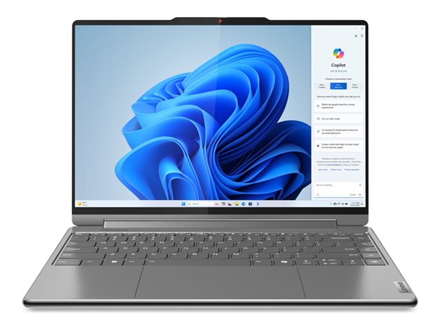 LENOVO YOGA 9 2в1 Intel Core Ultra 7 155H 14 инча WQUXGA OLED 400N Touch 32GB DDR5 1TB PCIe W11H Luna Grey 2y