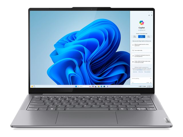 LENOVO YOGA Slim 7 Intel Core Ultra 7 155H 14 инча WQXGA OLED 400N HDR 32GB DDR5 1TB PCIe W11H Luna Grey 2y