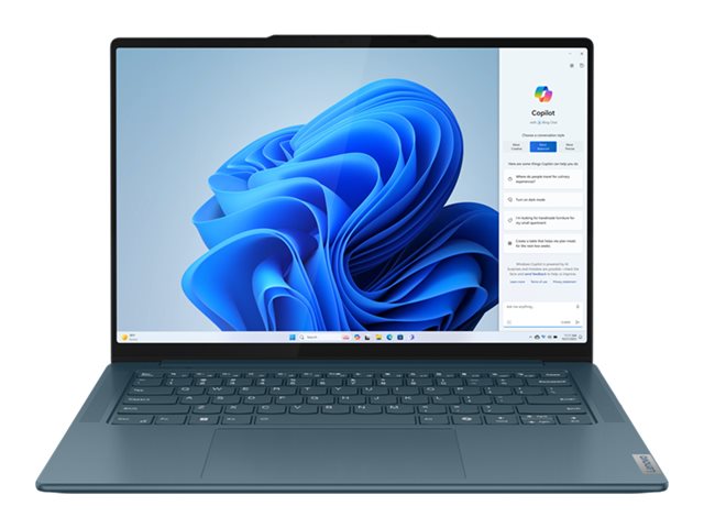 LENOVO YOGA Pro 7 Intel Core Ultra 7 155H 14,5 инча 3k 400N 120Hz Touch 32GB DDR5 1TB PCIe W11H Tidal Teal 2y