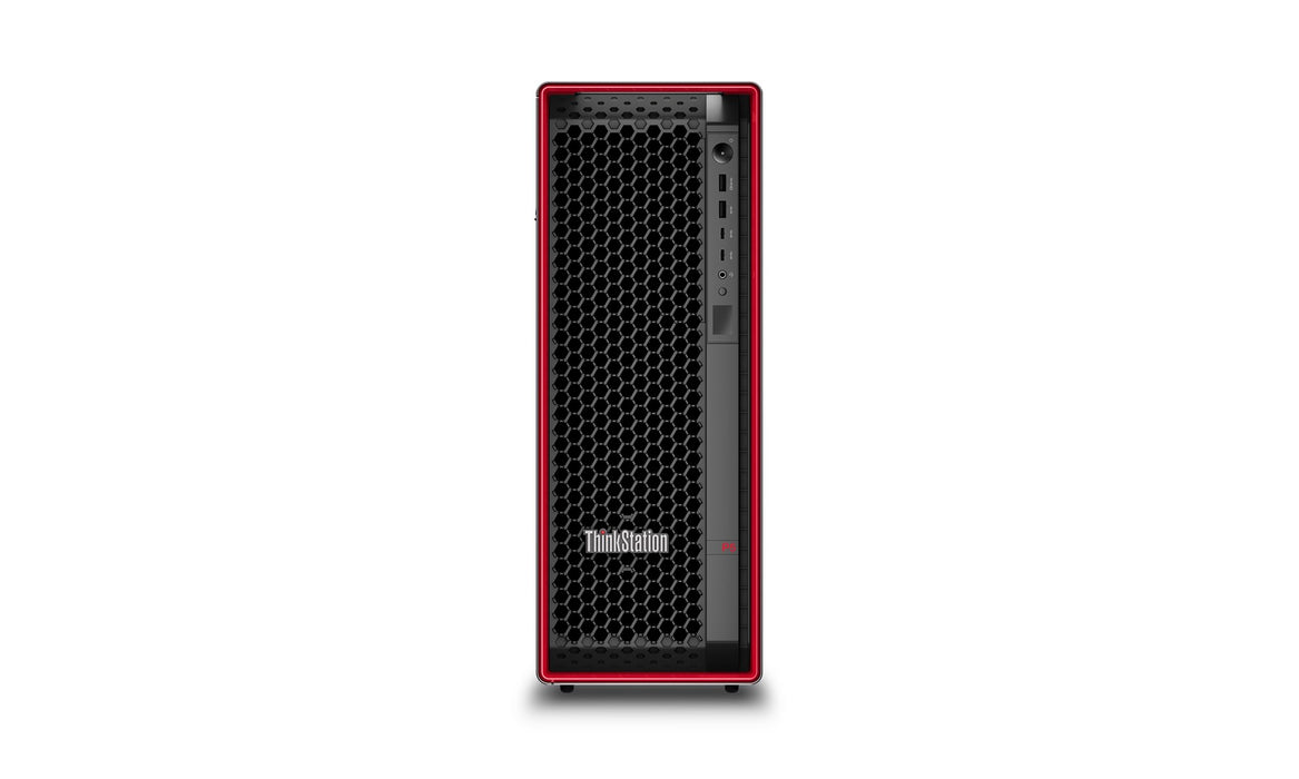 Lenovo ThinkStation P5 Intel Xeon W w5-2445 32 GB DDR5-SDRAM 512 GB SSD Windows 11 Pro за работни станции Tower Workstation черен, червен