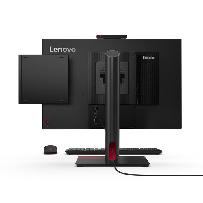 Lenovo ThinkCentre M70q Gen 5 Intel® Core™ i3 i3-14100T 8 GB DDR5-SDRAM 256 GB SSD Windows 11 Pro Mini PC Черен