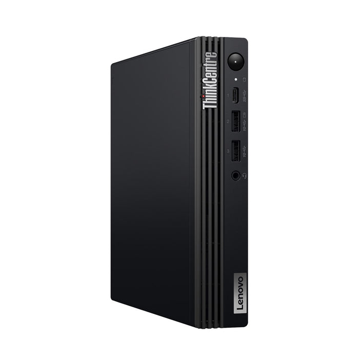 Lenovo ThinkCentre M70q Gen 5 Intel® Core™ i3 i3-14100T 8 GB DDR5-SDRAM 256 GB SSD Windows 11 Pro Mini PC Черен