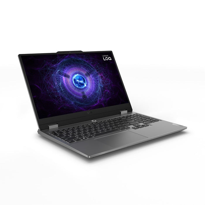 Lenovo LOQ 15IAX9 Intel® Core™ i5 i5-12450HX лаптоп 39,6 cm (15,6") Full HD 16 GB DDR5-SDRAM 512 GB SSD NVIDIA GeForce RTX 4060 Wi-Fi 6 (802.11ax) английски сив