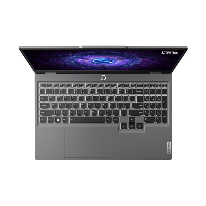 Lenovo LOQ 15IAX9 Intel® Core™ i5 i5-12450HX лаптоп 39,6 см (15,6") Full HD 16 GB DDR5-SDRAM 1 TB SSD NVIDIA GeForce RTX 4060 Wi-Fi 6 (802.11ax) английски сив