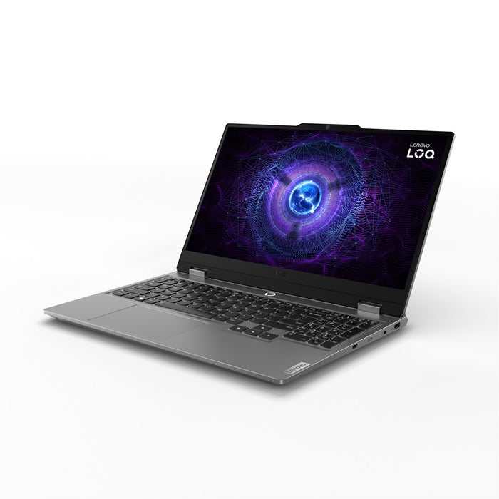 Lenovo LOQ 15IAX9 Intel® Core™ i5 i5-12450HX лаптоп 39,6 см (15,6") Full HD 16 GB DDR5-SDRAM 1 TB SSD NVIDIA GeForce RTX 4060 Wi-Fi 6 (802.11ax) английски сив