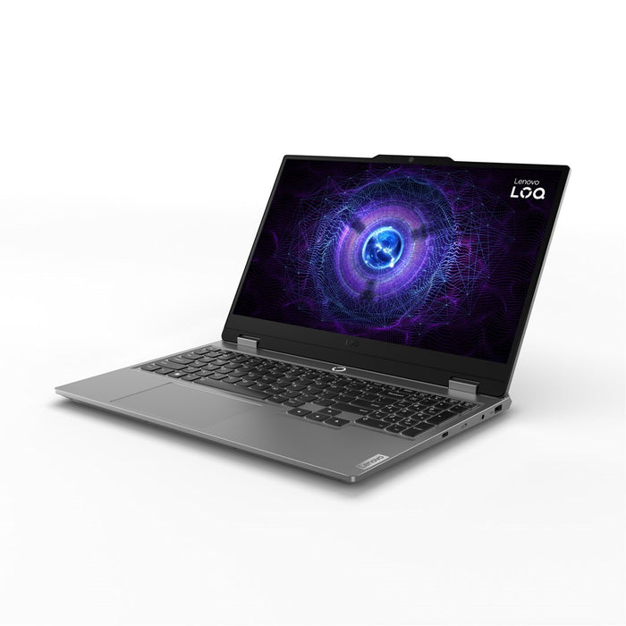 Lenovo LOQ 15IAX9 Intel® Core™ i5 i5-12450HX лаптоп 39,6 см (15,6") Full HD 16 GB DDR5-SDRAM 1 TB SSD NVIDIA GeForce RTX 4060 Wi-Fi 6 (802.11ax) английски сив