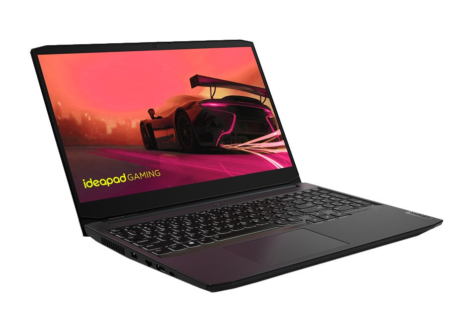 Lenovo IdeaPad Gaming 3 AMD Ryzen™ 5 5500H Лаптоп 39,6 см (15,6") Full HD 8 GB DDR4-SDRAM 512 GB SSD NVIDIA GeForce RTX 2050 Wi-Fi 5 (802.11ac) Черен