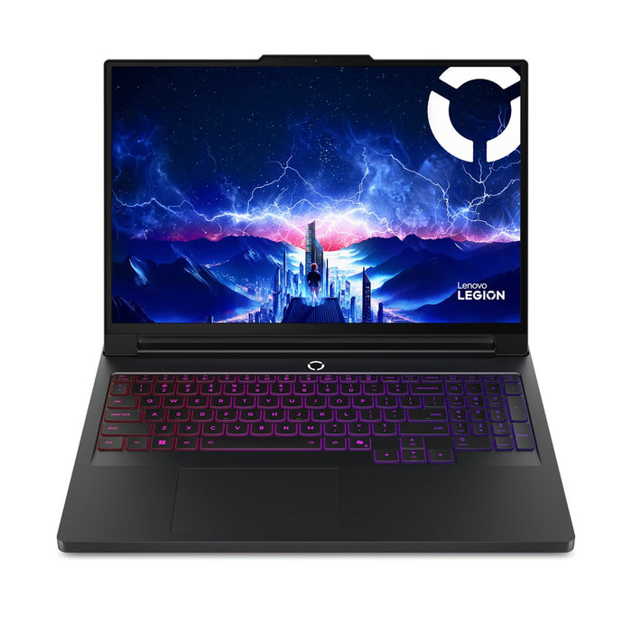 Lenovo Legion Pro 7 16IAX10H Intel Core Ultra 9 275HX Лаптоп 40,6 cm (16") WQXGA 64 GB DDR5-SDRAM 1 TB SSD NVIDIA GeForce RTX 5080 Wi-Fi 7 (802.11be) Windows 11 Home Черен