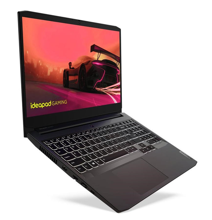 Lenovo IdeaPad Gaming 3 Лаптоп 39,6 см (15,6") Full HD AMD Ryzen™ 5 5500H 16 GB DDR4-SDRAM 512 GB SSD NVIDIA GeForce RTX 2050 Wi-Fi 5 (802.11ac) Черен