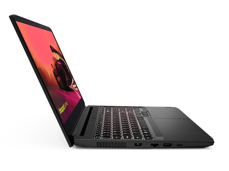 Lenovo IdeaPad Gaming 3 15ACH6 AMD Ryzen™ 5 5500H Лаптоп 39,6 см (15,6") Full HD 16 GB DDR4-SDRAM 512 GB SSD NVIDIA GeForce RTX 2050 Wi-Fi 5 (802.11ac) Windows 11 Начало Английски Черен