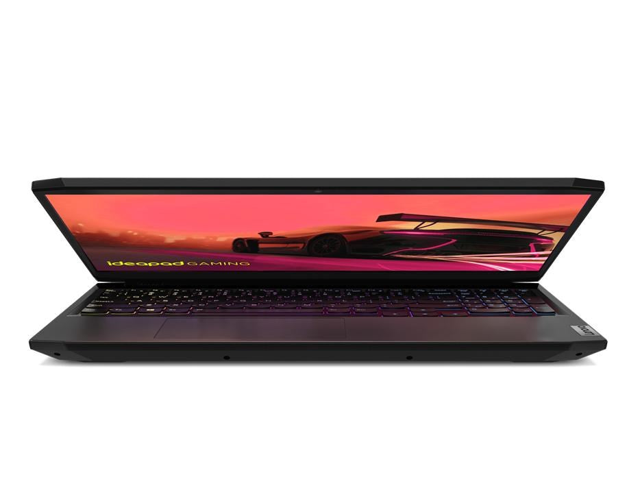 Lenovo IdeaPad Gaming 3 15ACH6 AMD Ryzen™ 5 5500H Лаптоп 39,6 см (15,6") Full HD 16 GB DDR4-SDRAM 512 GB SSD NVIDIA GeForce RTX 2050 Wi-Fi 5 (802.11ac) Windows 11 Начало Английски Черен