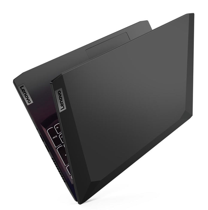 Lenovo IdeaPad Gaming 3 15ACH6 AMD Ryzen™ 5 5500H Лаптоп 39,6 см (15,6") Full HD 16 GB DDR4-SDRAM 512 GB SSD NVIDIA GeForce RTX 2050 Wi-Fi 5 (802.11ac) Windows 11 Начало Английски Черен