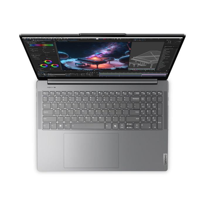 Lenovo Yoga Pro 9 16IMH9 Intel Core Ultra 7 155H Лаптоп 40,6 cm (16") 3.2K 16 GB LPDDR5x-SDRAM 512 GB SSD NVIDIA GeForce RTX 4060 Wi-Fi 6E (802.11ax) Windows 11 Home Grey