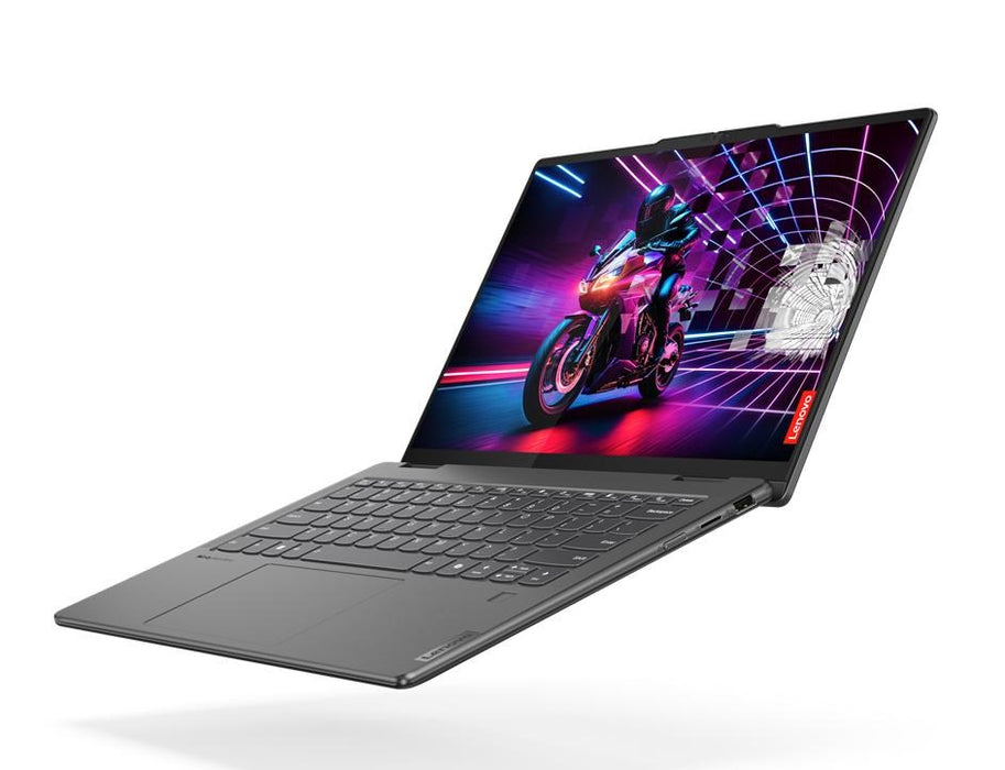 Lenovo Yoga 7 2-в-1 AMD Ryzen™ 7 8840HS Hybrid (2-в-1) 35,6 cm (14") Сензорен екран WUXGA 16 GB LPDDR5x-SDRAM 512 GB SSD Wi-Fi 6E (802.11ax) Windows 11 Home Grey