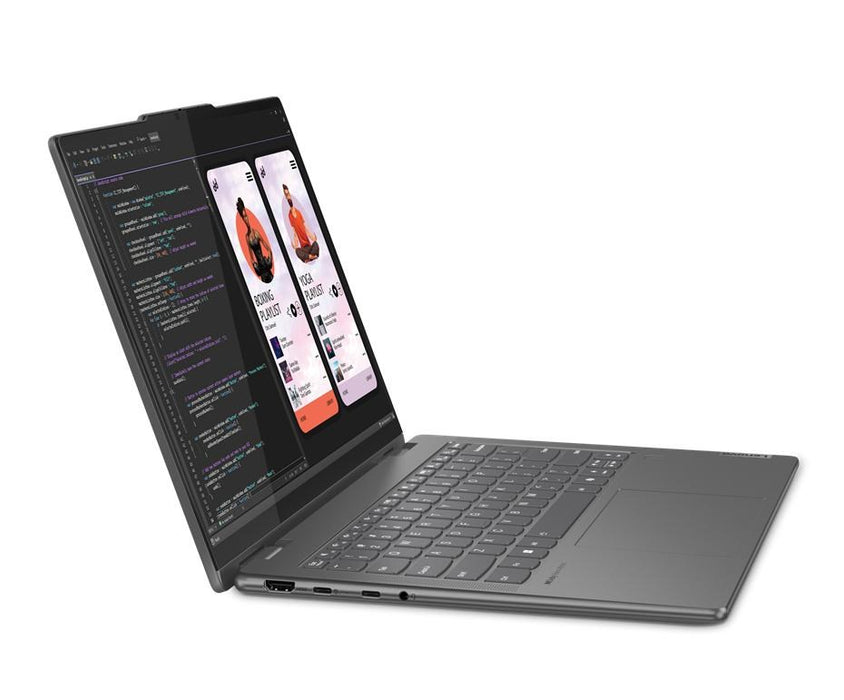 Lenovo Yoga 7 2-в-1 AMD Ryzen™ 7 8840HS Hybrid (2-в-1) 35,6 cm (14") Сензорен екран WUXGA 16 GB LPDDR5x-SDRAM 512 GB SSD Wi-Fi 6E (802.11ax) Windows 11 Home Grey