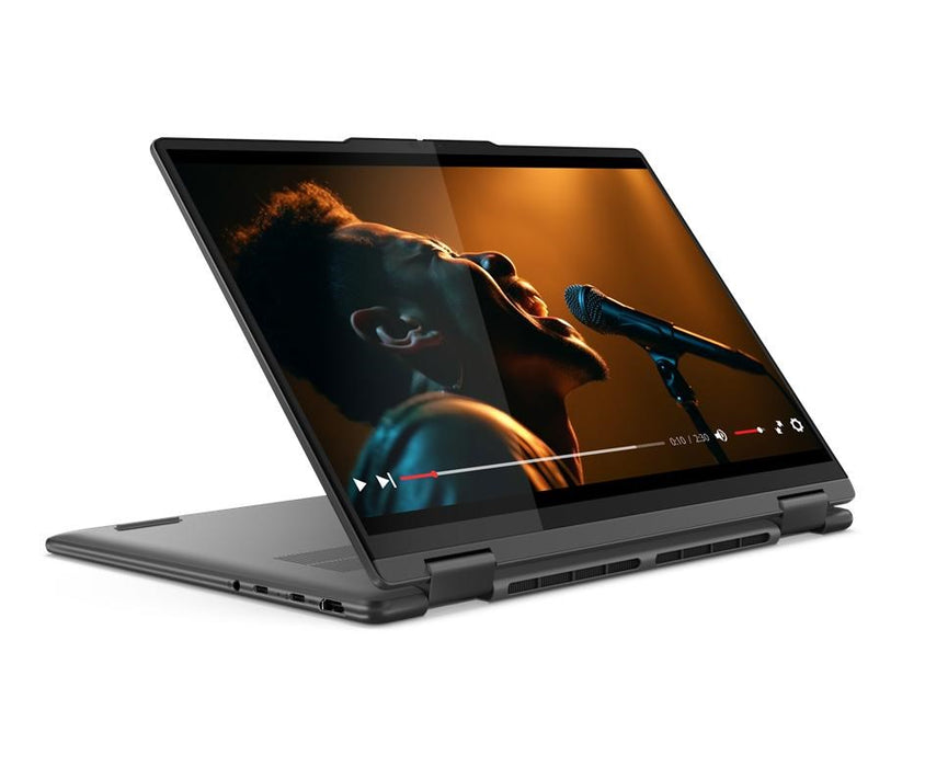 Lenovo Yoga 7 2-в-1 AMD Ryzen™ 7 8840HS Hybrid (2-в-1) 35,6 cm (14") Сензорен екран WUXGA 16 GB LPDDR5x-SDRAM 512 GB SSD Wi-Fi 6E (802.11ax) Windows 11 Home Grey