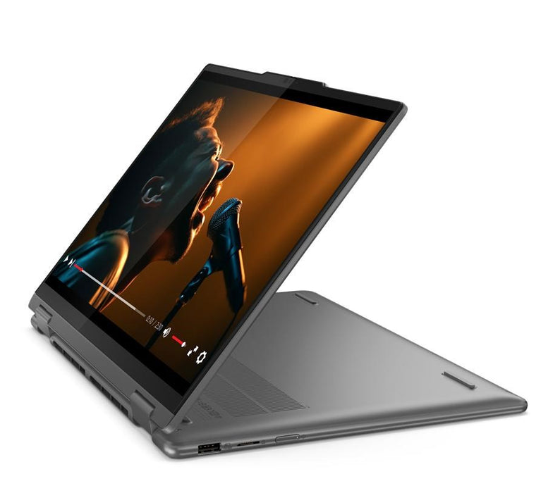 Lenovo Yoga 7 2-в-1 AMD Ryzen™ 7 8840HS Hybrid (2-в-1) 35,6 cm (14") Сензорен екран WUXGA 16 GB LPDDR5x-SDRAM 512 GB SSD Wi-Fi 6E (802.11ax) Windows 11 Home Grey