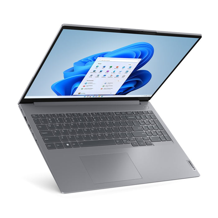 Lenovo ThinkBook 16 G6 IRL Intel® Core™ i3 i3-1315U лаптоп 40,6 см (16") WUXGA 8 GB DDR5-SDRAM 512 GB SSD Wi-Fi 6 (802.11ax) Windows 11 Pro английски сив