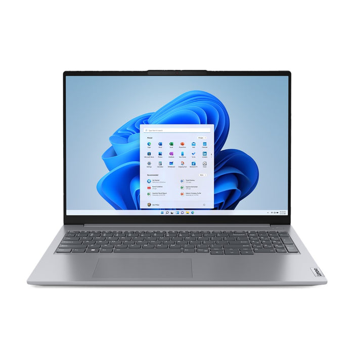 Lenovo ThinkBook 16 G6 IRL Intel® Core™ i3 i3-1315U лаптоп 40,6 см (16") WUXGA 8 GB DDR5-SDRAM 512 GB SSD Wi-Fi 6 (802.11ax) Windows 11 Pro английски сив