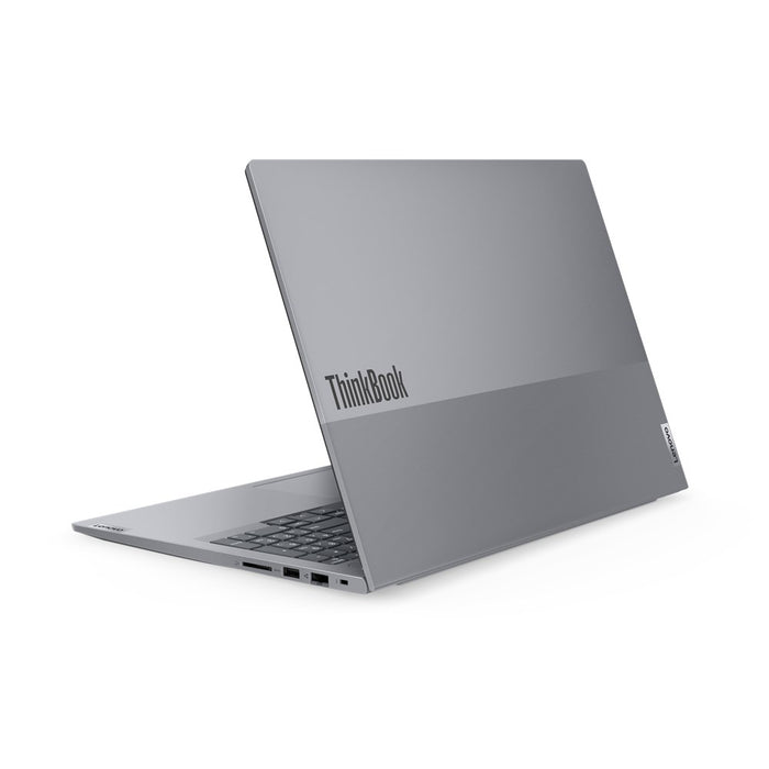 Lenovo ThinkBook 16 G6 IRL Intel® Core™ i3 i3-1315U лаптоп 40,6 см (16") WUXGA 8 GB DDR5-SDRAM 512 GB SSD Wi-Fi 6 (802.11ax) Windows 11 Pro английски сив
