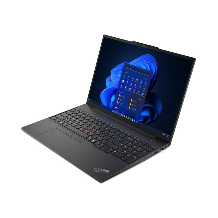 Lenovo ThinkPad E16 Gen 2 (AMD) AMD Ryzen™ 5 7535HS Лаптоп 40,6 cm (16") WUXGA 16 GB DDR5-SDRAM 512 GB SSD Wi-Fi 6E (802.11ax) Windows 11 Pro Английски Черен