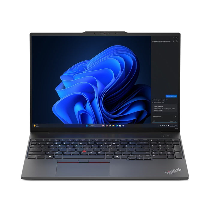 Lenovo ThinkPad E16 Gen 2 (AMD) AMD Ryzen™ 5 7535HS Лаптоп 40,6 cm (16") WUXGA 16 GB DDR5-SDRAM 512 GB SSD Wi-Fi 6E (802.11ax) Windows 11 Pro Английски Черен