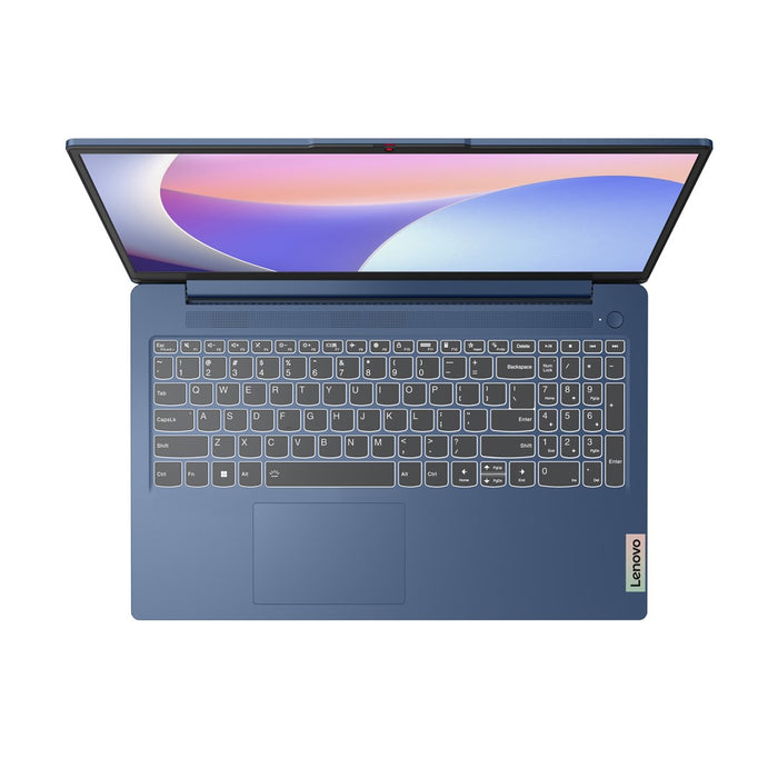 Lenovo IdeaPad Slim 3 15IAH8 Intel® Core™ i5 i5-12450H Лаптоп 39,6 cm (15,6") Full HD 16 GB LPDDR5-SDRAM 1 TB SSD Wi-Fi 6 (802.11ax) Windows 11 Home Blue